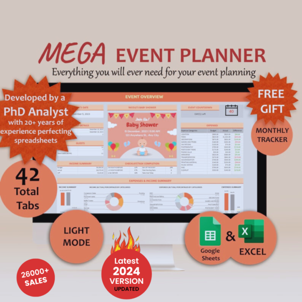 Get Event Best Seller Planner