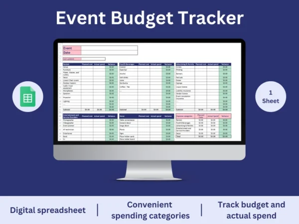 Get Event Budget Tracker